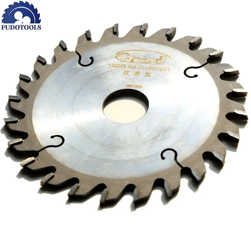 Free Shipping of Quality 120*3.0-4.0*22/20*24T TCT Scoring Blade Origial High Density Tips for Scoring Aluminum Plate/Alunimun