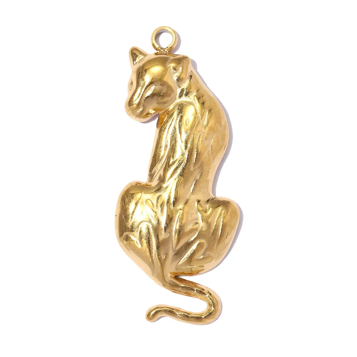 3pcs/Lot Stainless Steel Enamel Boy Fox DIY Earring Charms Dog Paw Bone Necklace Pendants Woman Forg Leopard Jewelry Wholesale