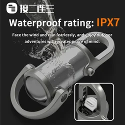 Outdoor Mini Flashlight Portable 1800lm Flashlights 1000mAh Type-C Flashlight for Long Standby Life Waterproof