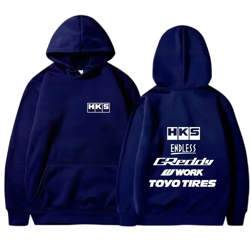 2026 Herren Mode Cooler Hoodie Japan JDM Modifiziertes Auto HKS ENDLESS Kapuzenpullover für Männer und Frauen Vintage Lässiger Sweatshirt Langarm-Pullover – Detail 10