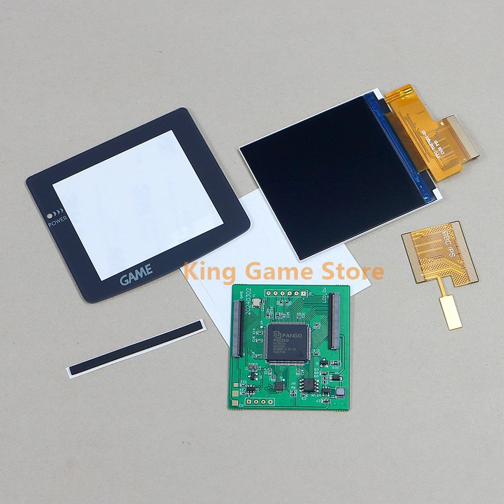 3 مجموعات لنينتندو Gameboy Color GBC 4.0 وحدة تحكم ألعاب تسليط الضوء على شاشة 2.6 بوصة IPS شاشة عالية السطوع V4.0 لـ GBC #5