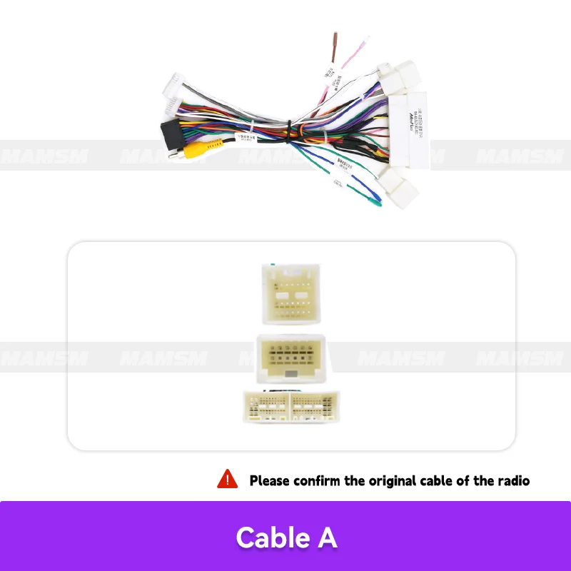 MAMSM CANBUS Box Plug Power Wiring Harness For Hyundai ELANTRA Vertical