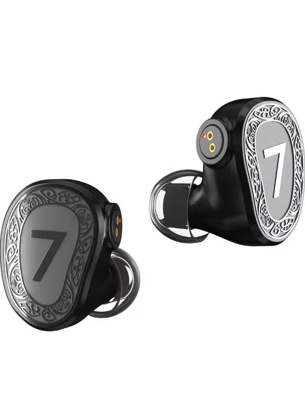 سماعة أذن Elua Ultra Dual Dynamic Driver 7 هرتز 2DD 3.5 ملم ضبط منحنى الهدف مع كابل ممتاز قابل للفصل #4