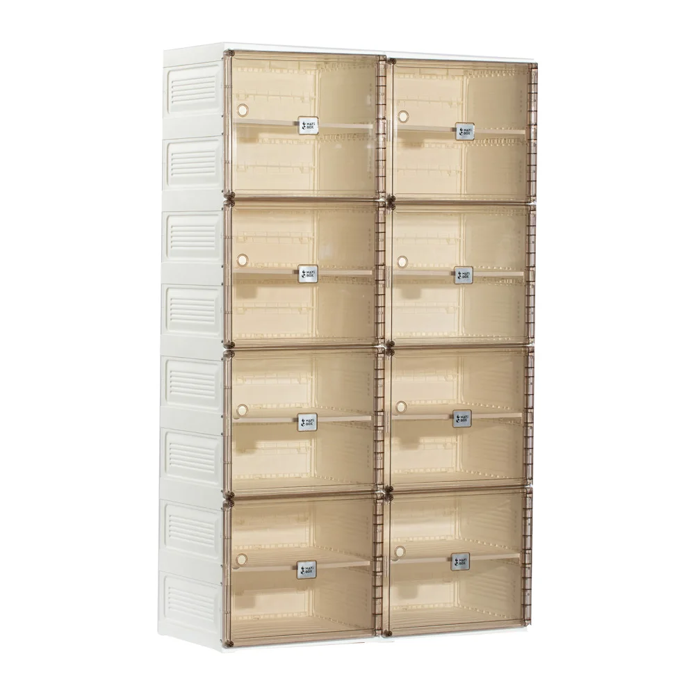 

Ant box Drop Front Clear Stackable Shoe Box With Magnets Acrylic Storage Shoe Box for lining room cabinet Mayibox