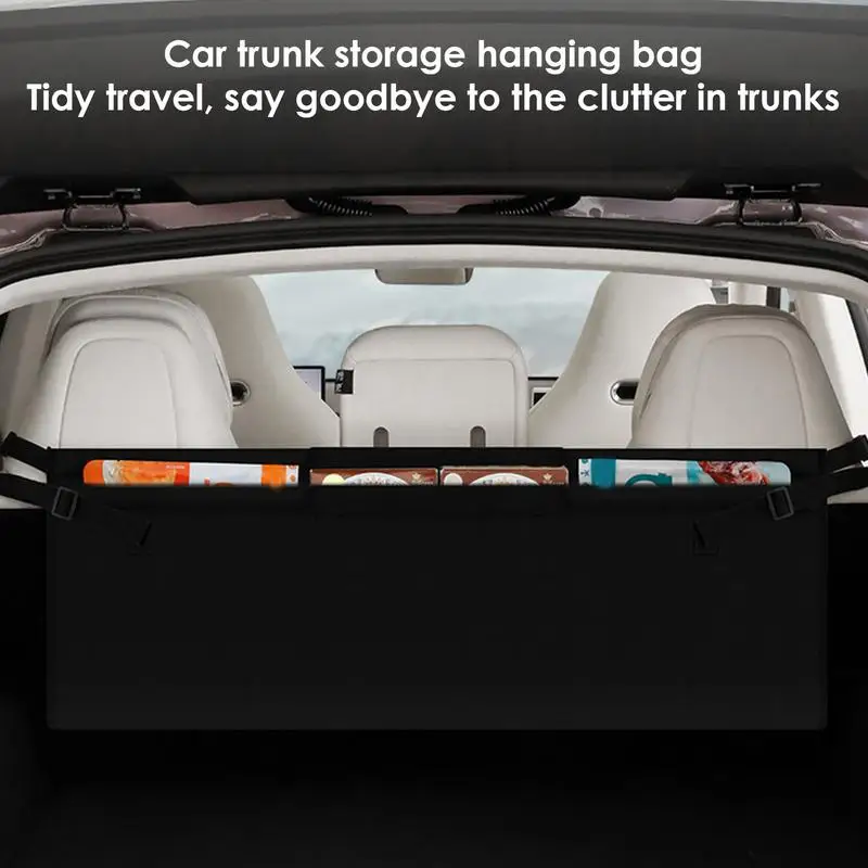 Trunk Organizer For Car Automobile Boot Backseat Bag Hangable Car Organizer For Umbrellas Shopping Bags Travel Necessities