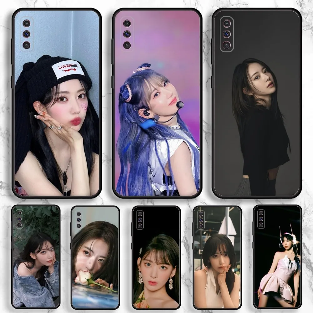 Kpop Miyawaki Sakura I-Izone  Phone Case For Samsung Galaxy A13,A21s,A22,A31,A32,A52,A53,A71,A80,A91 Soft Black Phone Cover