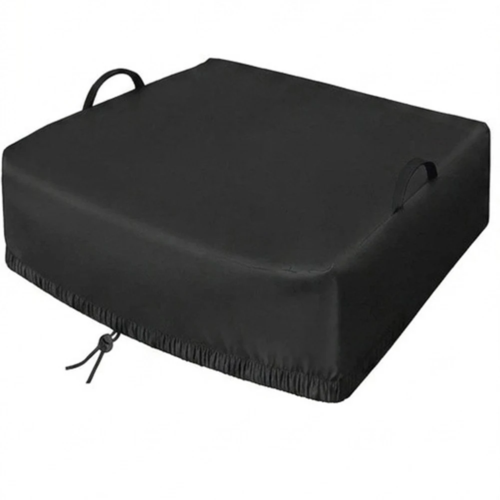 600D Waterproof Oxford Cloth Broadcast Spreader Cover for All Seasons Protection Against Rain Snow and UV Exposure