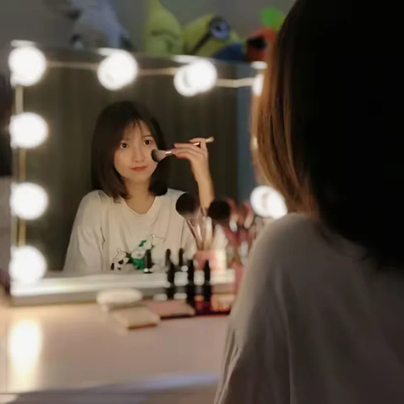 Hollywood LED Vanity Mirror Lights USB Button Operated Dimmable 3 Color Makeup Light Bulbs view 5