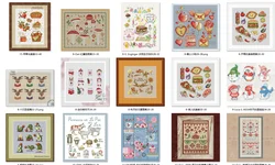 Cross Stitch Set Counted Cross Stitch Set, Cross Stitch Kit 28ct 11ct 14ct 32ct Metallic aida DMC Apple and Gourmet 33-40