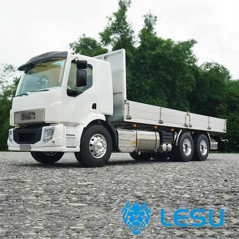 LESU 1/14 VM 6X4 RC 플랫베드 트럭 모델카 타미야 라이트 시스템 야외 RC 중장비 장난감 선물 TH20427