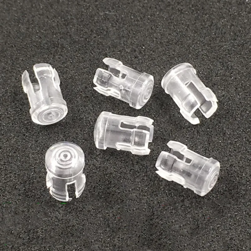 100 PZ 3 MILLIMETRI 5 MILLIMETRI LED Diodi Emettitori di Luce Coperture Della Lampada Guide Luce Colonne Guida Luce Guide Caps Coperture protettive LED Trasparente