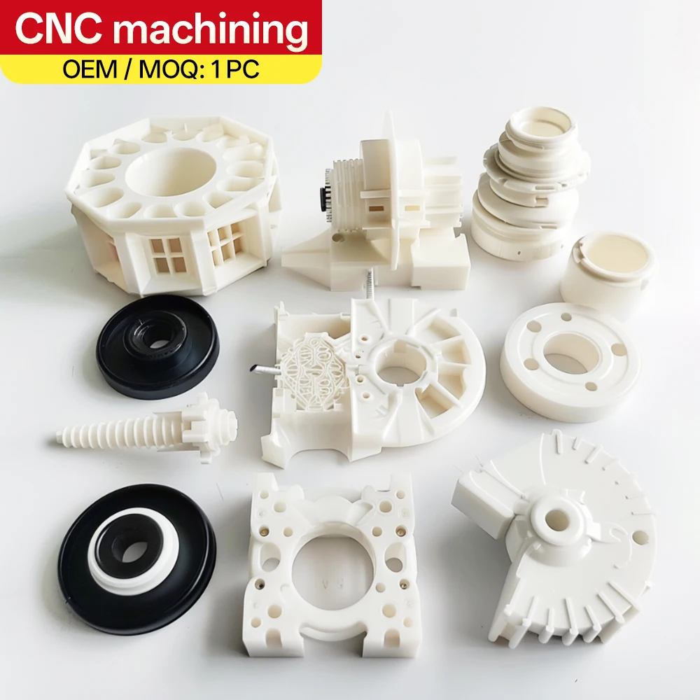 

Custom Precision High-Temperature Resistant Engineering Plastic Parts Turning, Milling, Injection Molding Prototyping CNC Machin
