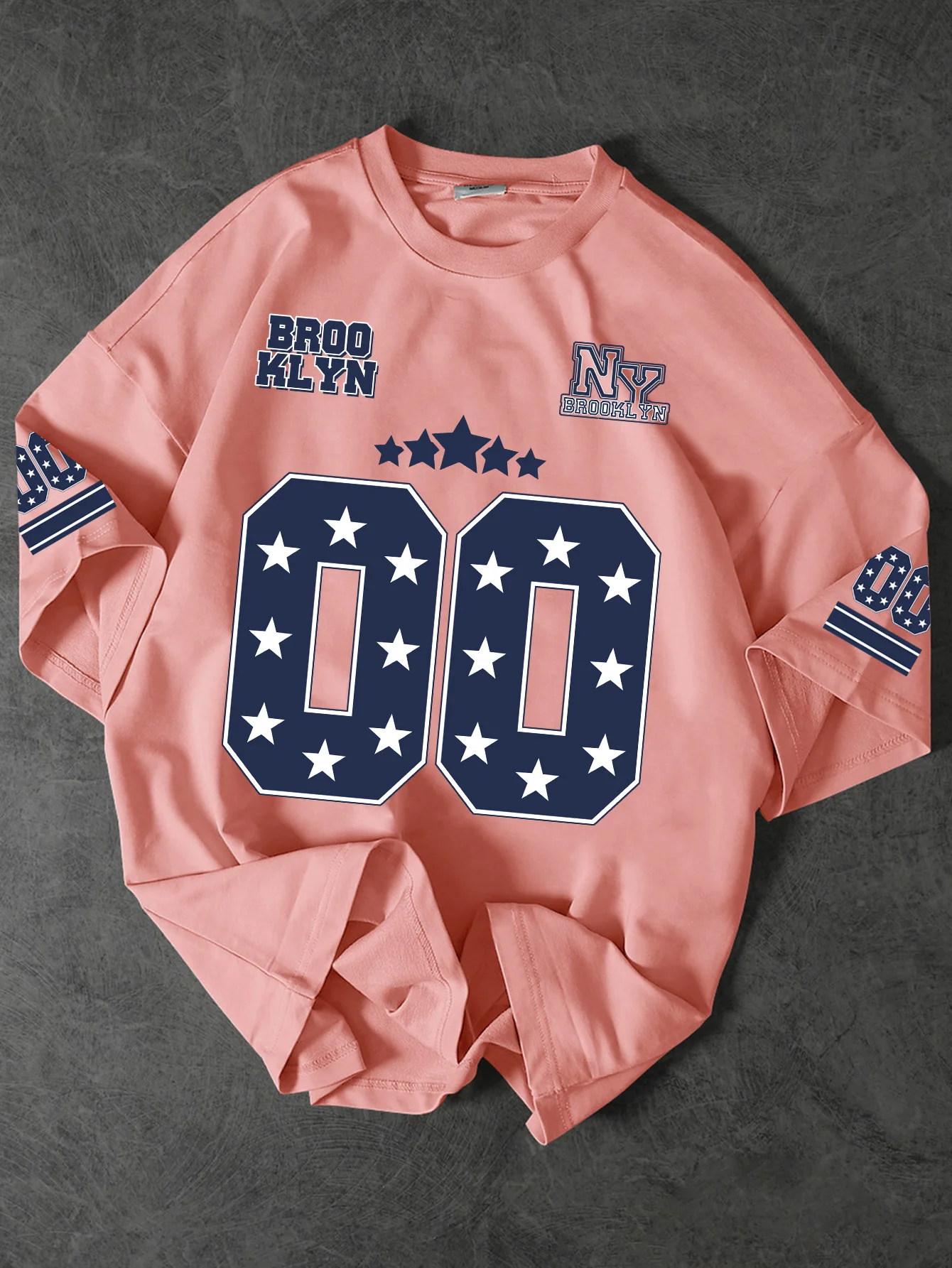 Vintage Brooklyn 00 Star-Spangled Streetwear Graphic T-Shirt