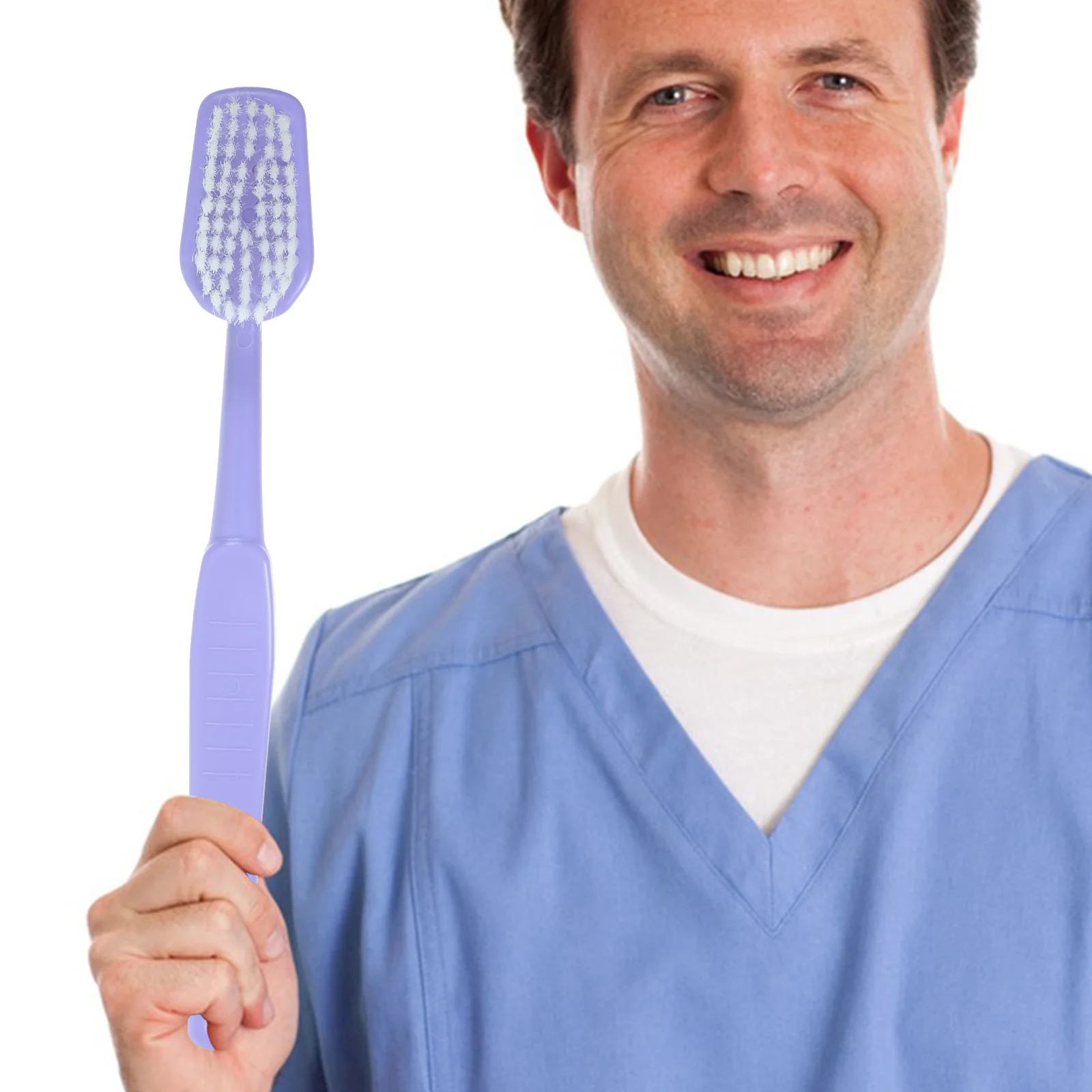 1pc Big Toothbrush Prop Novelty Costume Party Decor Photo Prank Supplies Halloween Cosplay Back Brush Decoration Unique Large