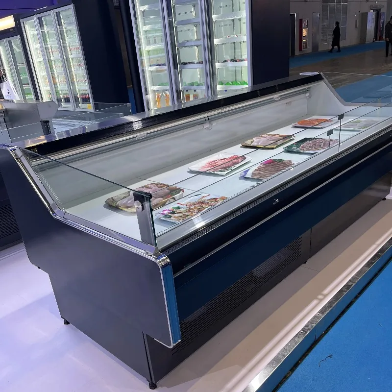 Professional Meat Display Refrigerator Commercial Chiller for Butcher Shop & Supermarket