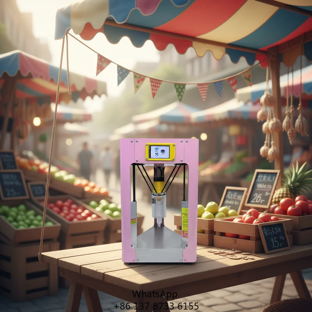 Street Vending High Efficiency Low Energy Consumption Kids DIY Toy 3D Sugar Painting Printer