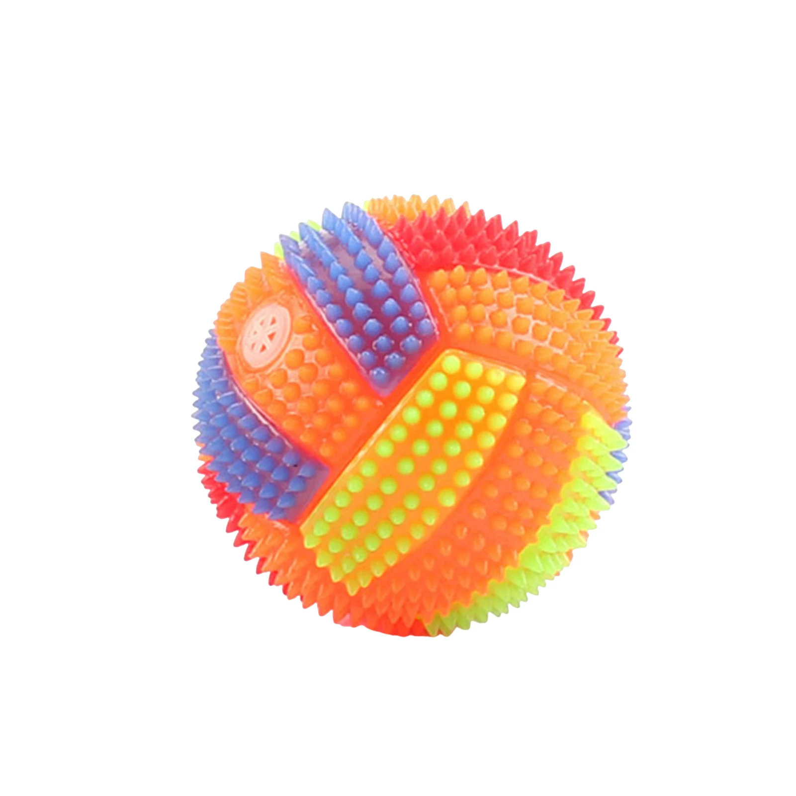 Light Up Squeaky Dog Balls BPA Free Non-Toxic Pet Flashing  Ball Toys Durable for Aggressive Chewers