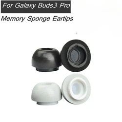 Memory Foam Eartips For Samsung Galaxy Buds3 Pro Bluetooth Earphones Slow Rebound Memory Sponge Earplugs Ear Caps
