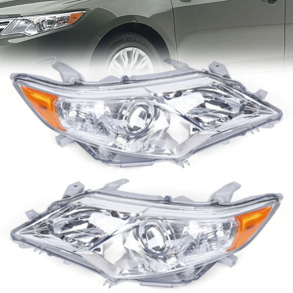 

Front Headlight Headlamp Assembly for 2012-2014 Toyota Camry L/LE/XLE Projector Passenger Side/ Driver Side/ Pair