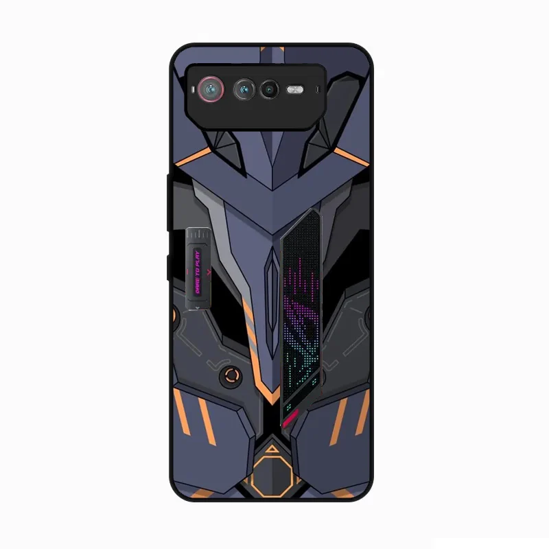 9H Glass Case For Asus ROG 6 Cases ROG6 Hard Tempered Glass Phone Back Cover For ASUS Rog 2 3 5 5S Rog Phone 7 Shell ROG7 ROG8 9 - view 4