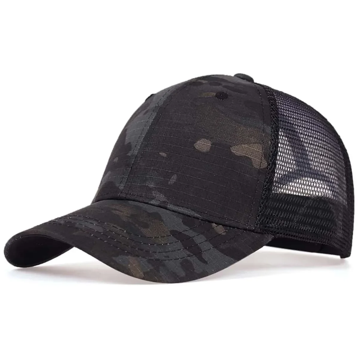 Modische Baumwoll-Baseballkappe für Männer und Frauen, Militär-Enthusiasten, taktische Kappe, Snapback, dehnbare Mütze, zum Laufen, Angeln, Gorras