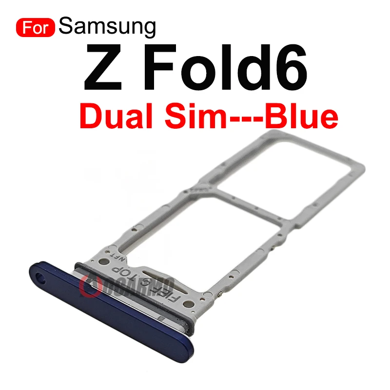 For Samsung Galaxy Z Fold6 Fold 6 F956 Dual & Single SIM Card Tray Holder Slot Replacement Parts