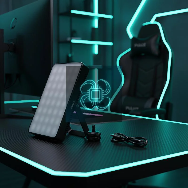 Video Led Light Panel - Rechargeable LED RGB Camera Panel Light