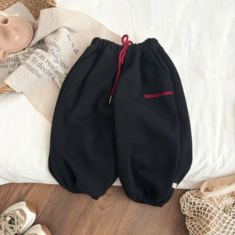 Bellbell 2026 Herbst Baby Jungen Jogginghose 1-8 Jahre Kinder Jungen Sporthose Winter Plus Samt Warme Kleinkind Jungen Hose – Detail 30