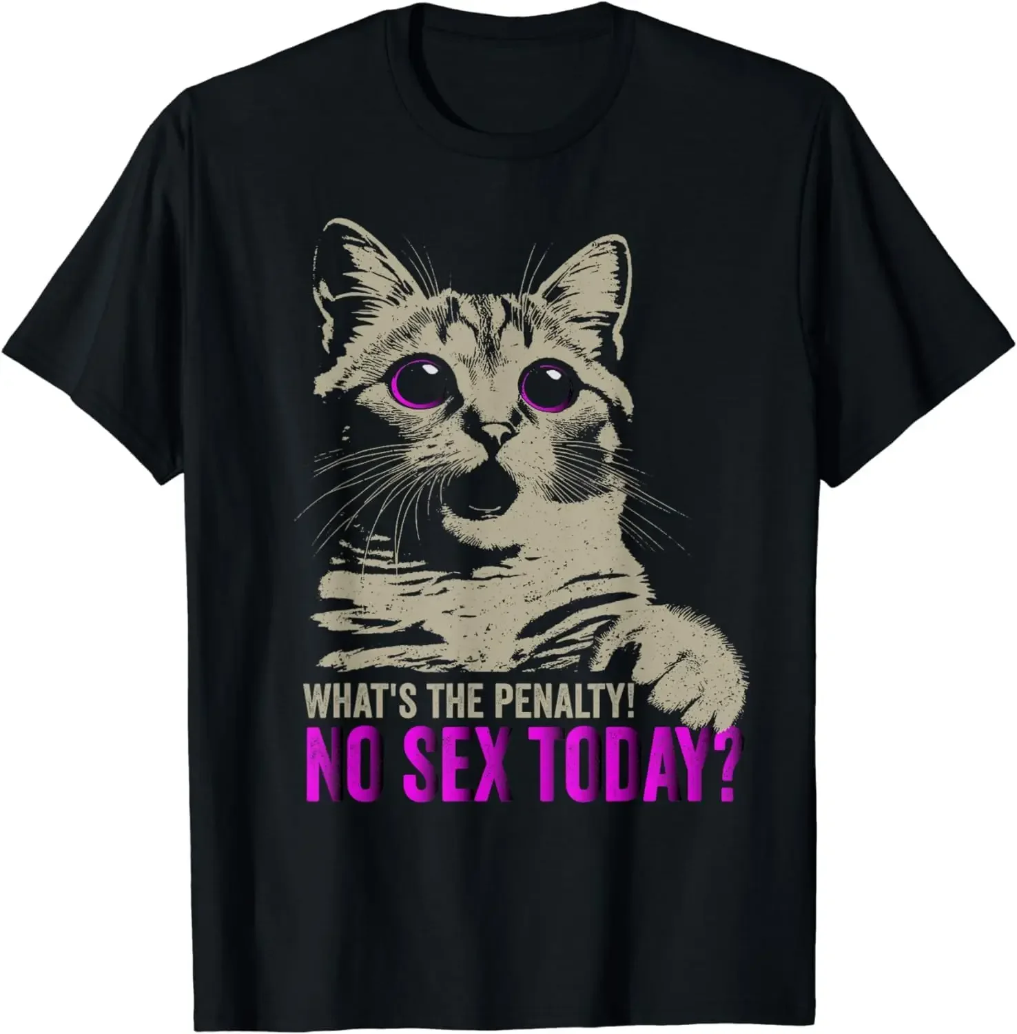 Funny Cat Penalty Phrase - playera para amantes de los animales