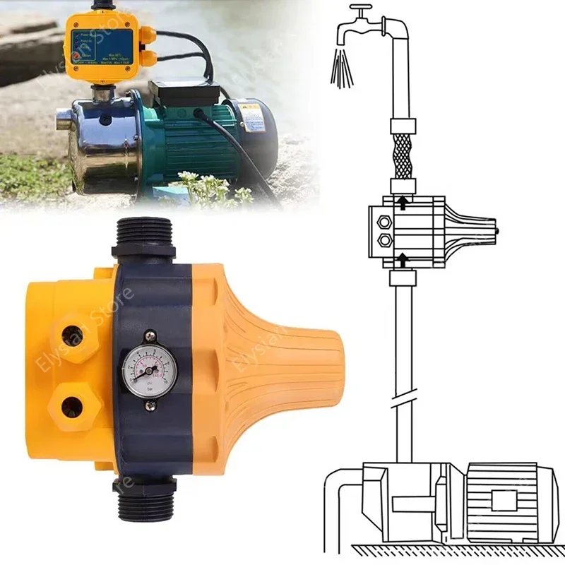 Przełącznik przepływu wody Inteligentny regulator ciśnienia pompy wodnej Elektroniczny przełącznik ciśnienia