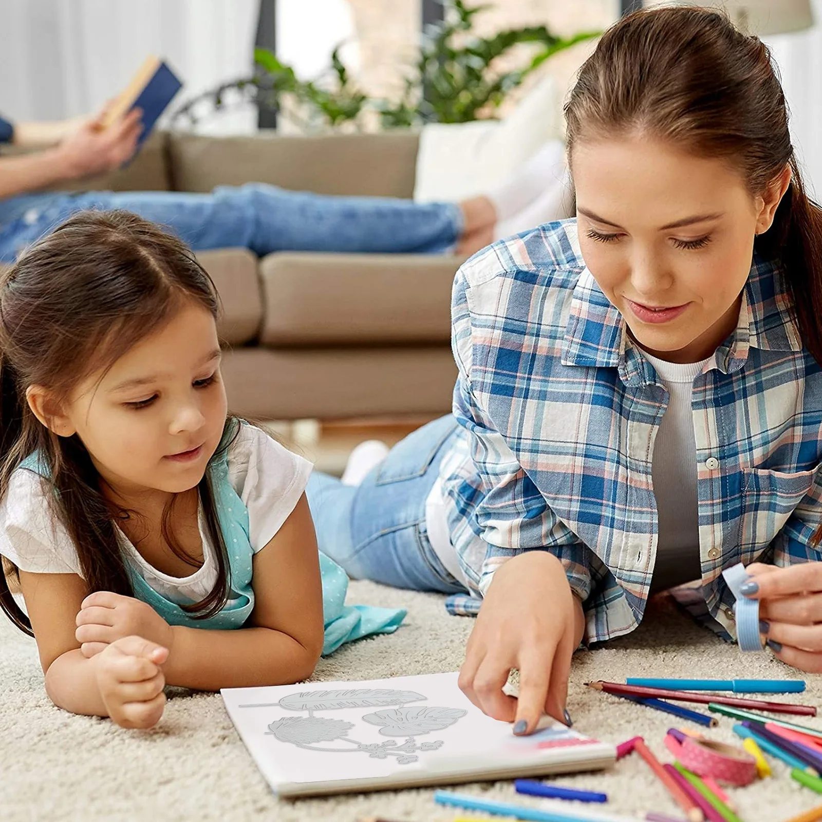 

DIY Embossed Knife Mold Leaves Stencil Leaf Die Cuts Embossing Template Craft Flower Decorative Carbon Steel