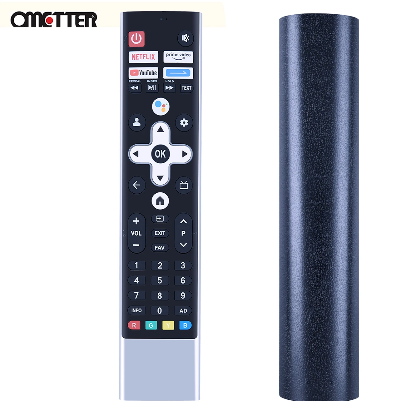 Voice Remote Control for Skyworth METZ Blaupunkt 55 Inches QLED TV 55QD7020 for NEX DIGITAL GS43G GSQ50G GSQ55G GSQ65G GSQ75G