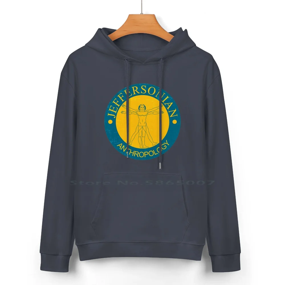 Bones Jeffersonian Pure Cotton Hoodie Sweater 24 Colors Bones Jeffersonian Jeffersonian Unit Jeffersonian Logo Temperance