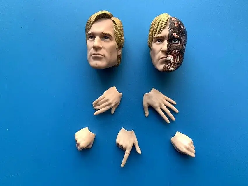 zqn 1/6 Sodier Japanese Version Two-Face head Sculpt&Hands for 12''