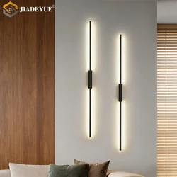 Modern minimalist LED strip wall lamp sofa living room TV background wall bedroom bedside lamp 110V 220V