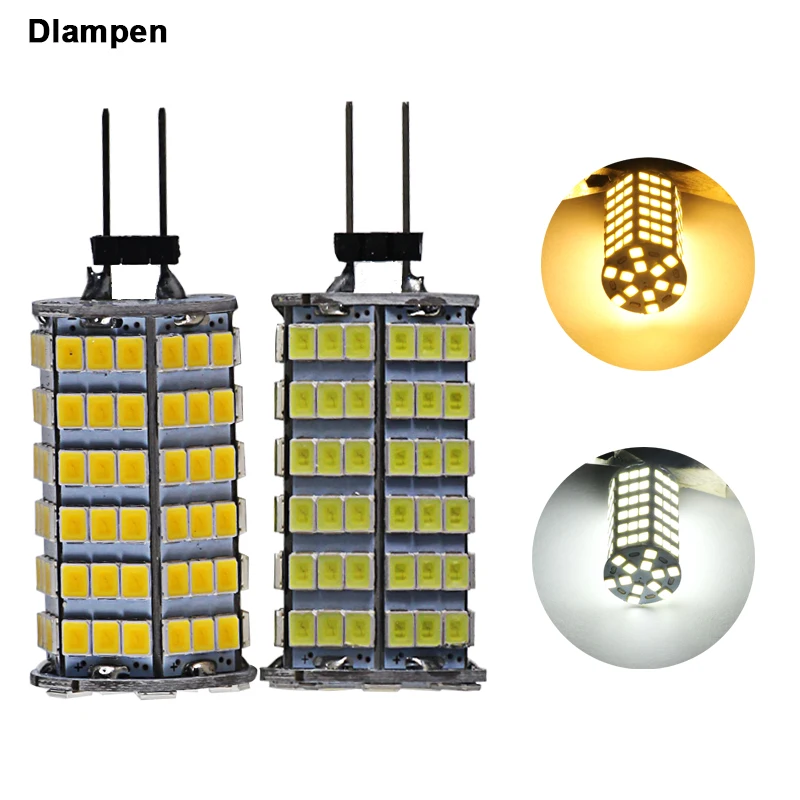 5W G4 LED Corn Bulb Super Bright 12V Energy Saving Candle Spotlight for Home Indoor Chandelier Lighting 12 Volt Warm White 3000K