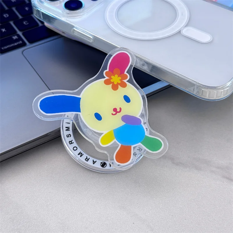 

Kawaii мультфильм кролик кошка магнитная подставка для телефона держатель для Magsafe телефон ручка Tok подставка милый мультяшный магнитный кронштейн