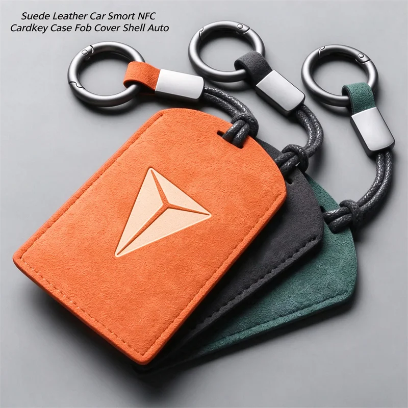 Car NFC Key Card Holder Car Key Card Case Car Key Pouch Suede For Deepal S05 S07 L07 G318 S06