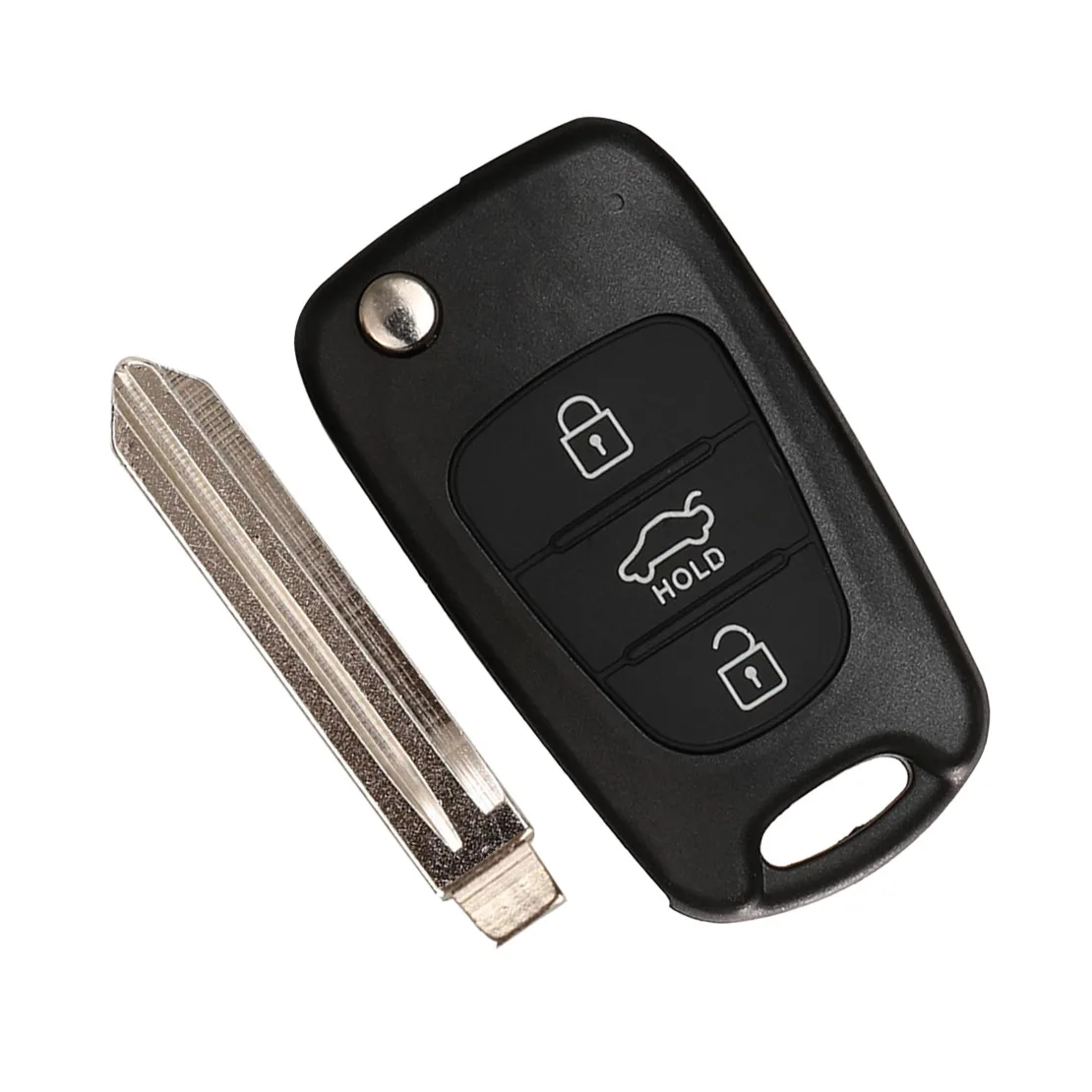 

Flip Remote 3 Button Car Key Cover Fob Holder Shell Case Housing Bag Fit For Hyundai Kia HY14R