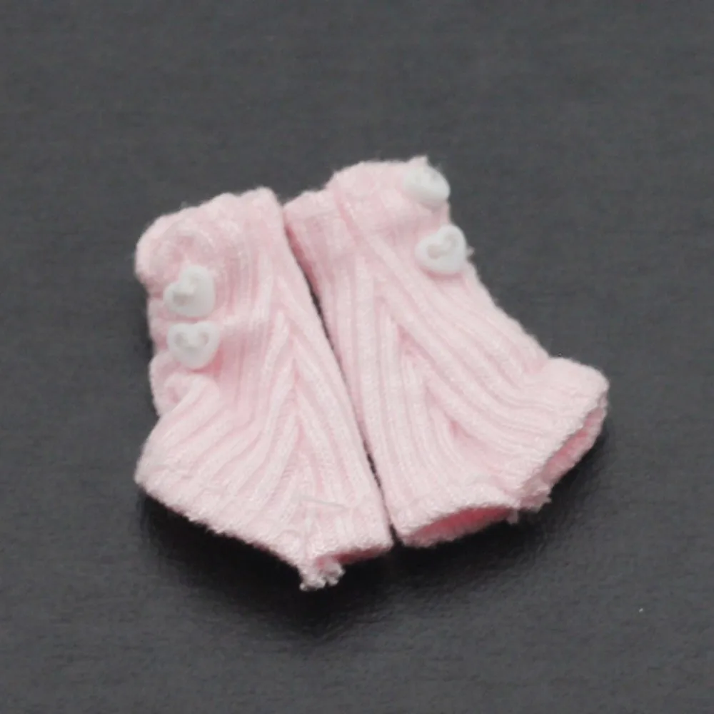 Princess Multi Colors OB11 Socks Mini Pile Up Yarn Knitted BJD Socks Lolita Style Stacking Socks Knitted Socks BJD 8 Points