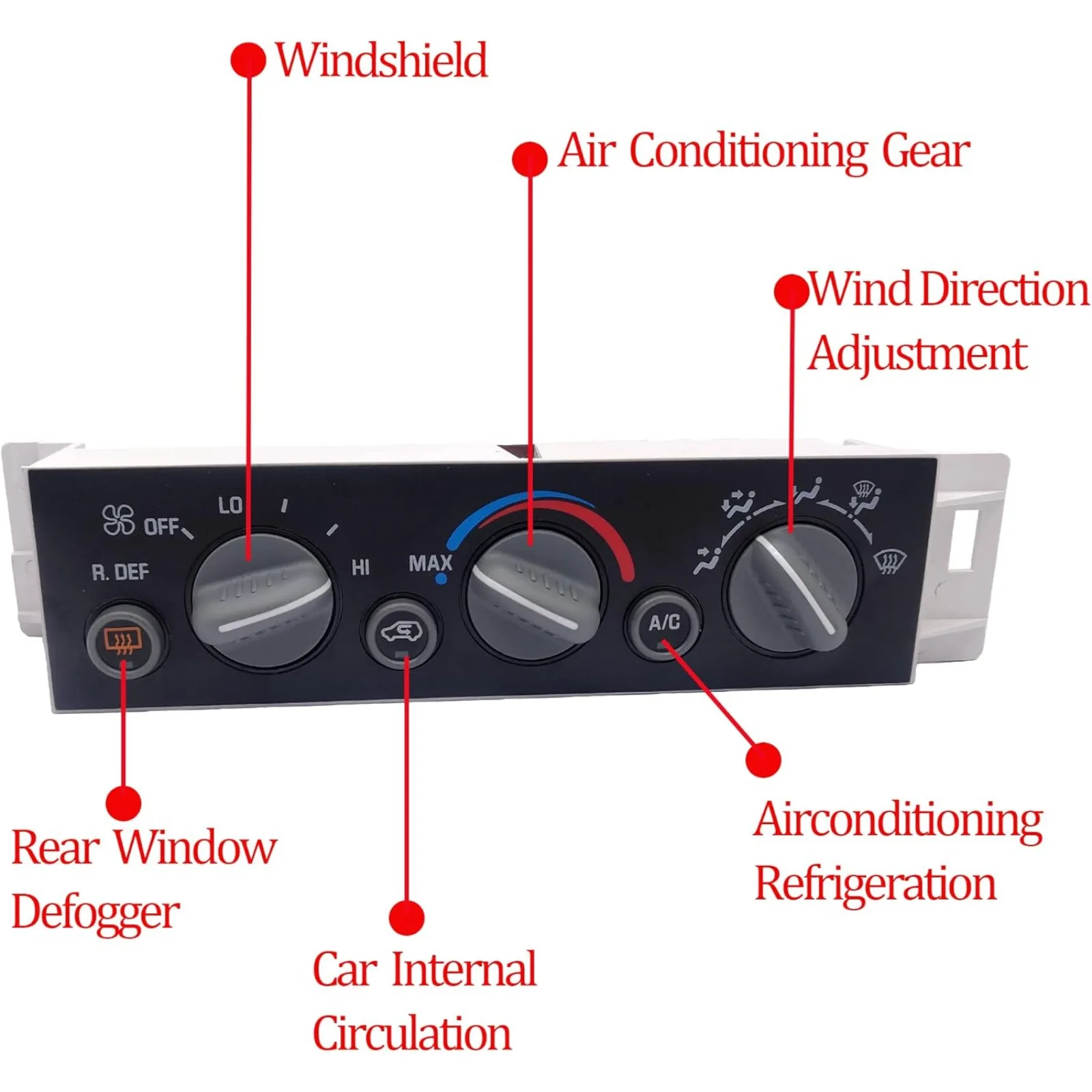 US  9378805 599-006 A/C Heater Climate Control Module for 1996 1997 1998 1999 2000 Chevrolet Chevy Tahoe Suburban GMC Yukon