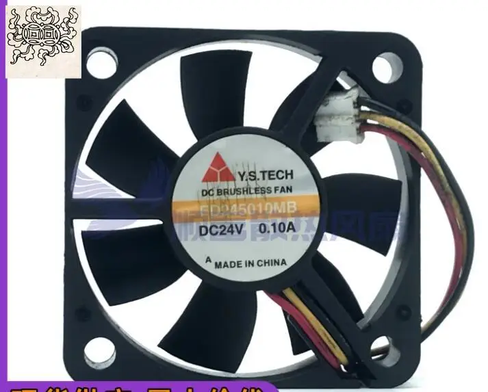 

Ltsf For Y.S TECH FD245010MB DC 24V 0.10A 50x50x10mm 3-Wire Server Cooling Fan