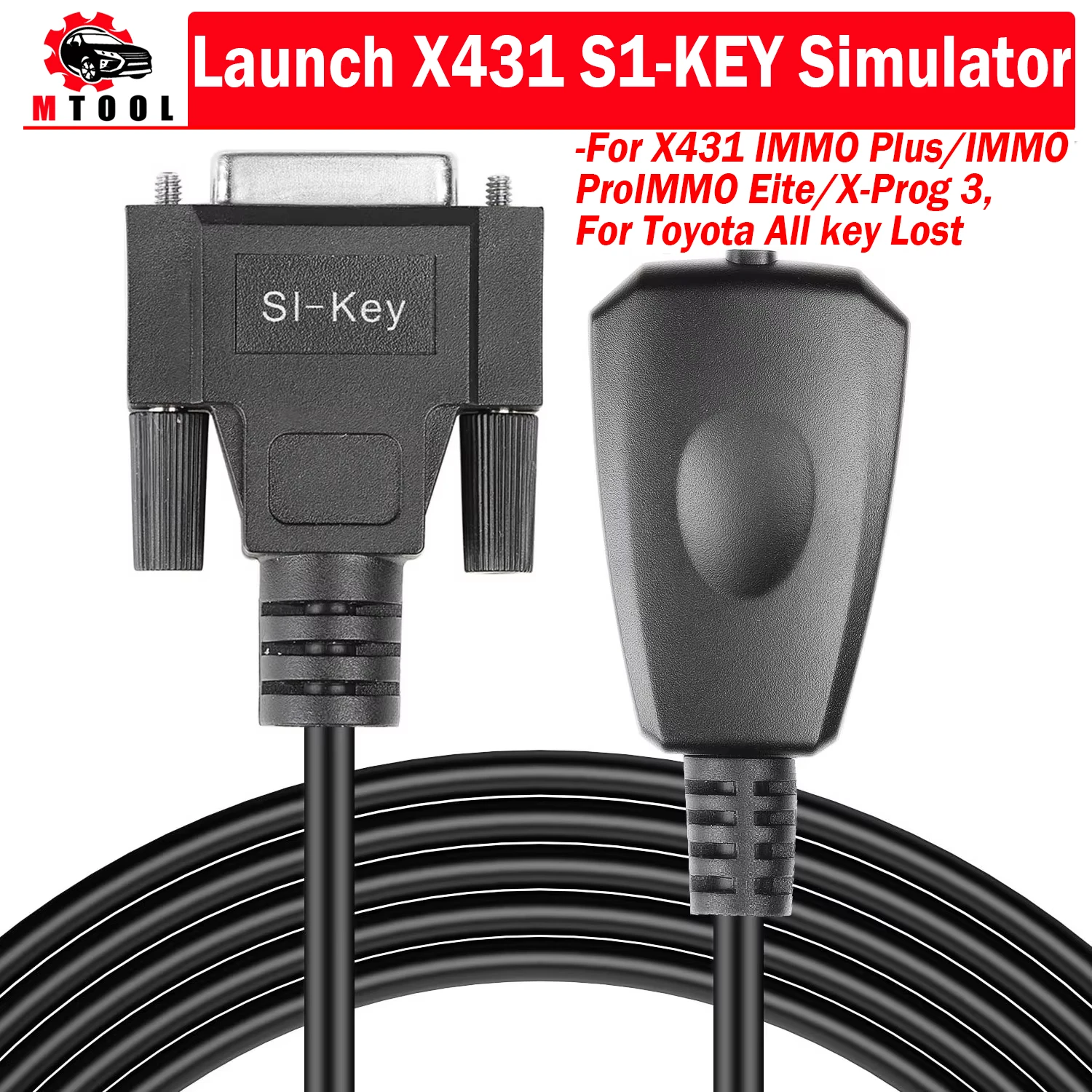 Launch X431 Smart Key Simulator SI-KEY SI KEY for X431 IMMO Plus/ IMMO Pro/ IMMO Elite/ GIII X-Prog 3 for Toyota All Key Lost