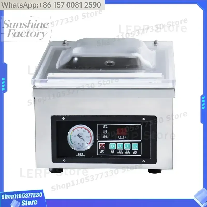 Household Small Portable DZ-260 Vacuum Packaging Machine Food Grains Chemical Pouch Bags Packing
