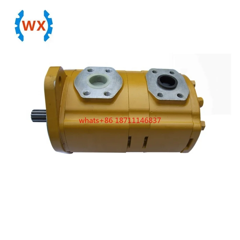 WX Rich experience in production Hydraulic gear pump 23B-60-11100 for Komatsu Excavator Gear Pump GD521A-1/GD611A-1/GD661A-1