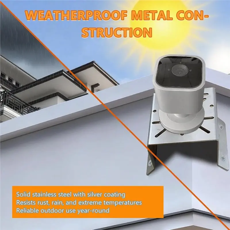 [NEW!A25P】 2 Pack Universal Corner Mount Bracket For Security Camera