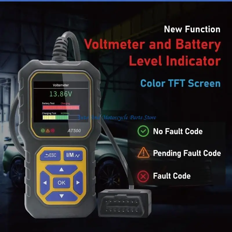 

P9FD All System Diagnostic Tool OBDII & EOBD Code Scanner Auto Scanner Code Reader