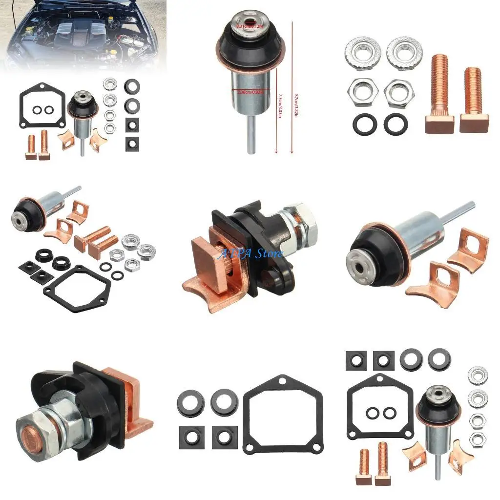 

U13C Professional Starter Solenoid Repair Rebuild set Contact & Plunger Assembly Solenoid Repair Rebuild Set used for Auto