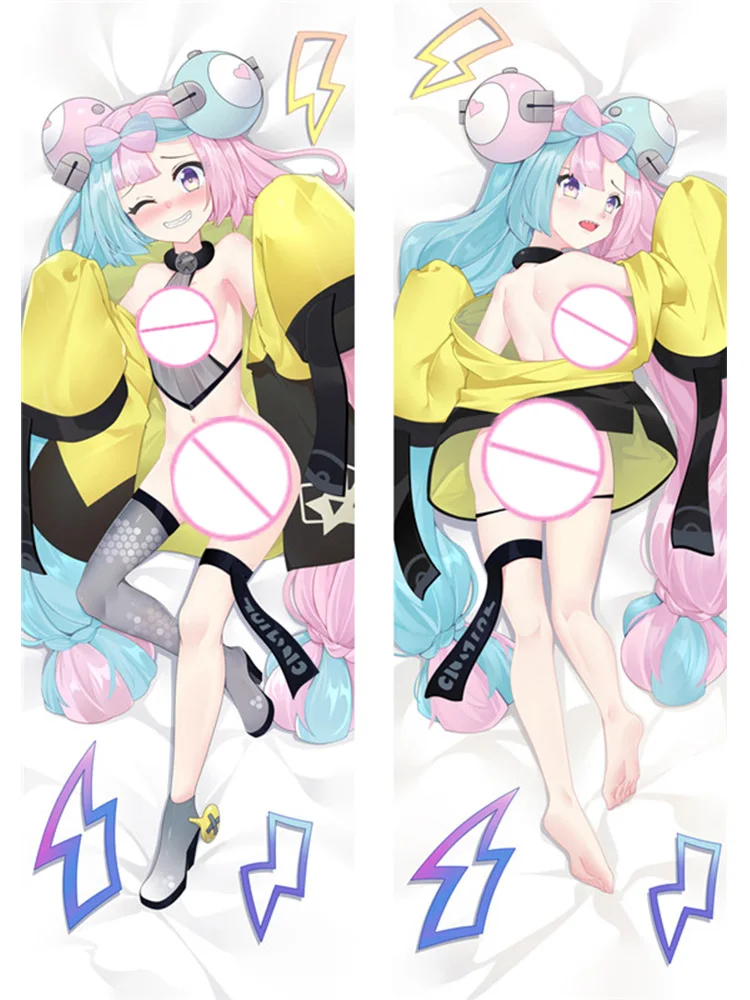 

Anime Pillow Cover Dakimakura Iono Double-Sided Print Life-Size Body Pillows Cover Adult Case Bedding Gifts