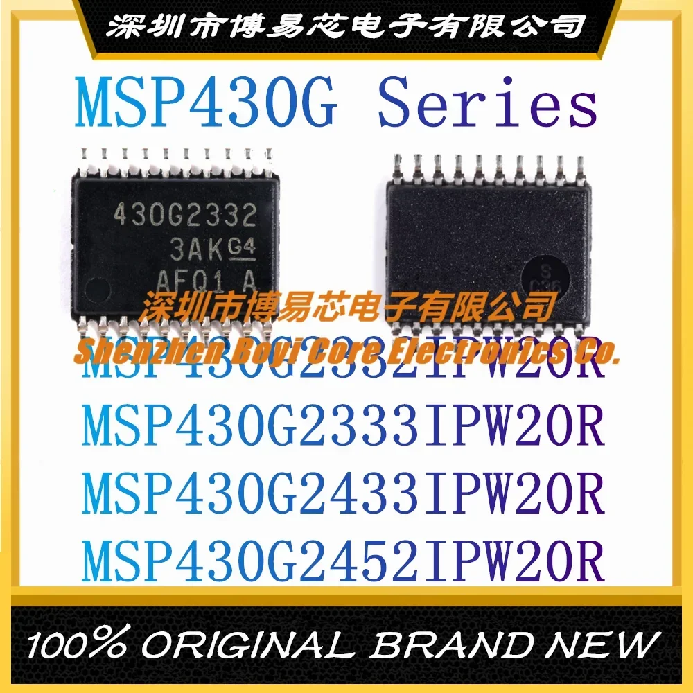 

MSP430G2332IPW20R MSP430G2333IPW20R MSP430G2433IPW20R MSP430G2452IPW20R TS-20 New Original Genuine